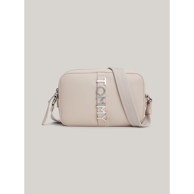 TOMMY HILFIGER - Bandolera City Bold Con Logo Metálico