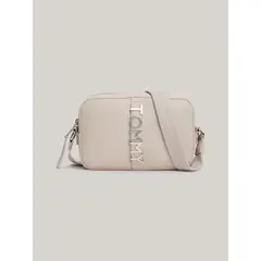 TOMMY HILFIGER - Bandolera City Bold Con Logo Metálico