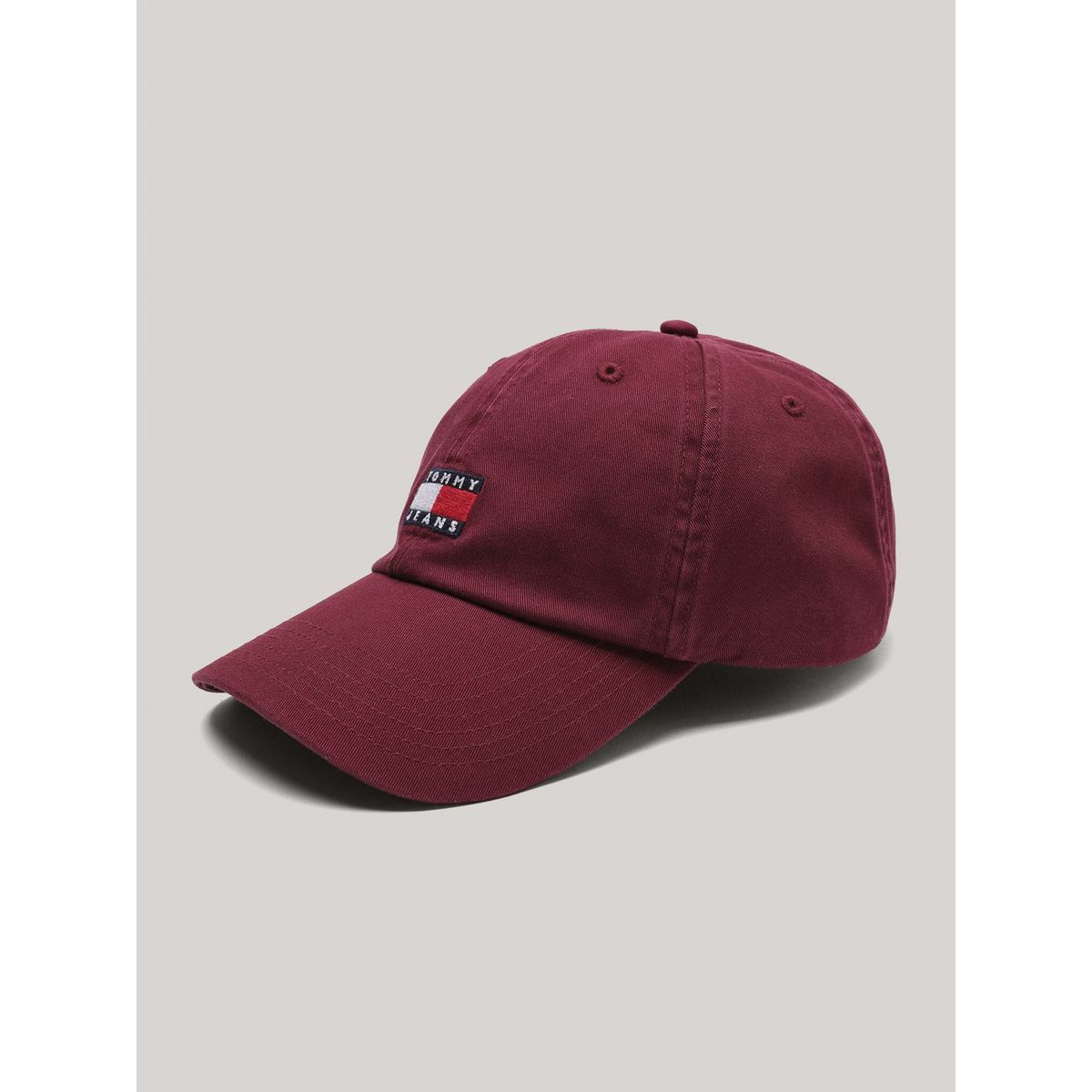 TOMMY HILFIGER - Jockey Heritage Con Parche Burdeo Tommy Jeans