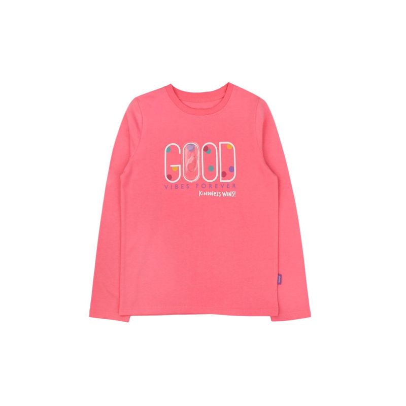 FICCUS - Polera Kids Niña Day To Day Coral
