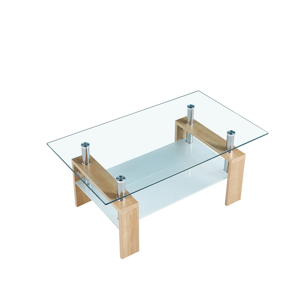 GENERICO - Mesa de Centro Rectangular de vidrio