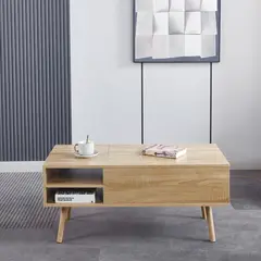 GENERICO - Mesa de Centro Elevable para Living Madera
