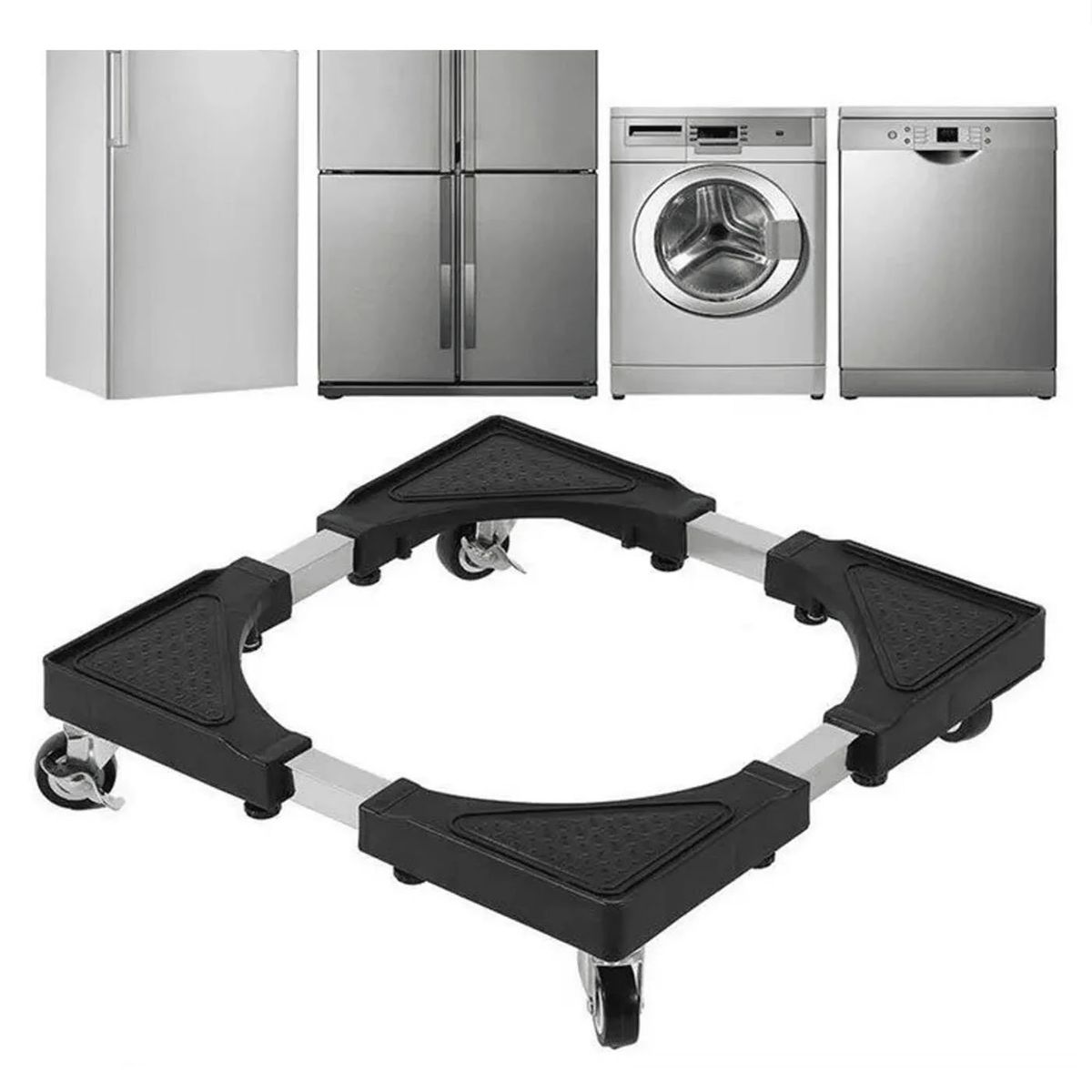 GENERICO - Soporte Ajustable Para Lavadora Y Nevera Base