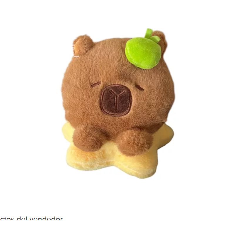 GENERICO - Peluche Capibara Estrellita Kawaii Suave Tierno Y De Apego