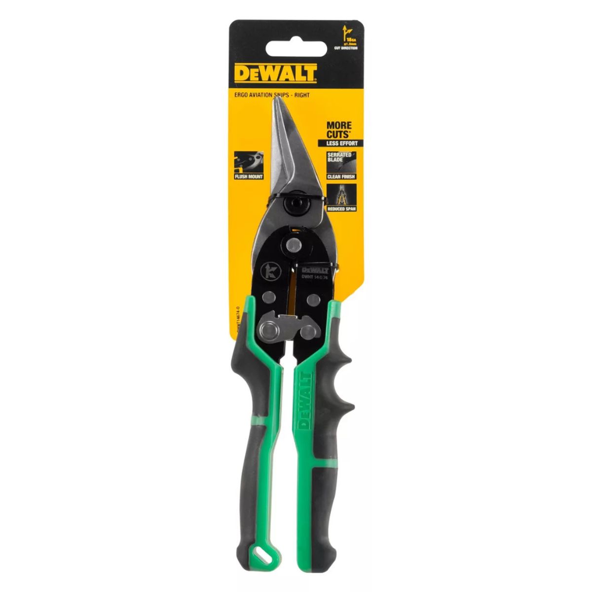 DEWALT - Tijera Ojalatera Corte Derecho Dewalt DWHT14674