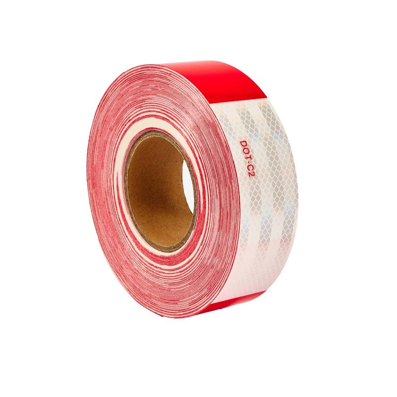 BLACKSMITH - Cinta Reflectante Rojo - Blanco 45,7 Mts