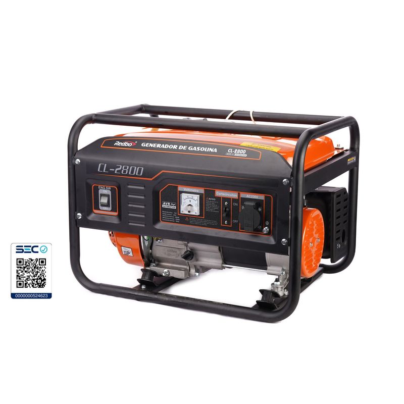 REDBO - Generador Bencinero con Partida Manual REDBO CL-2800.