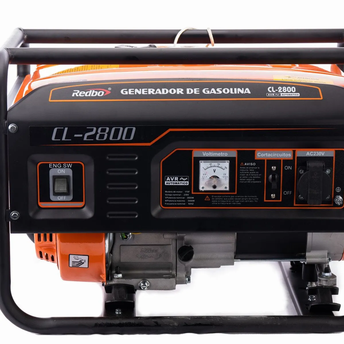 REDBO - Generador Bencinero con Partida Manual REDBO CL-2800