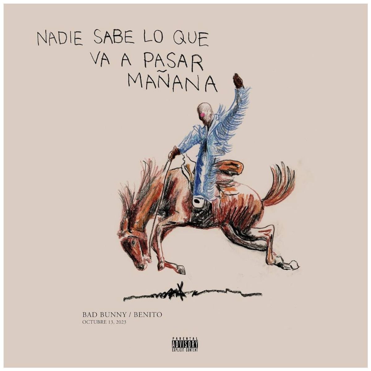 HITWAY MUSIC - BAD BUNNY - NADIE SABE LO QUE VA A PASAR MANANA 2LP - VINILO ABIERTO