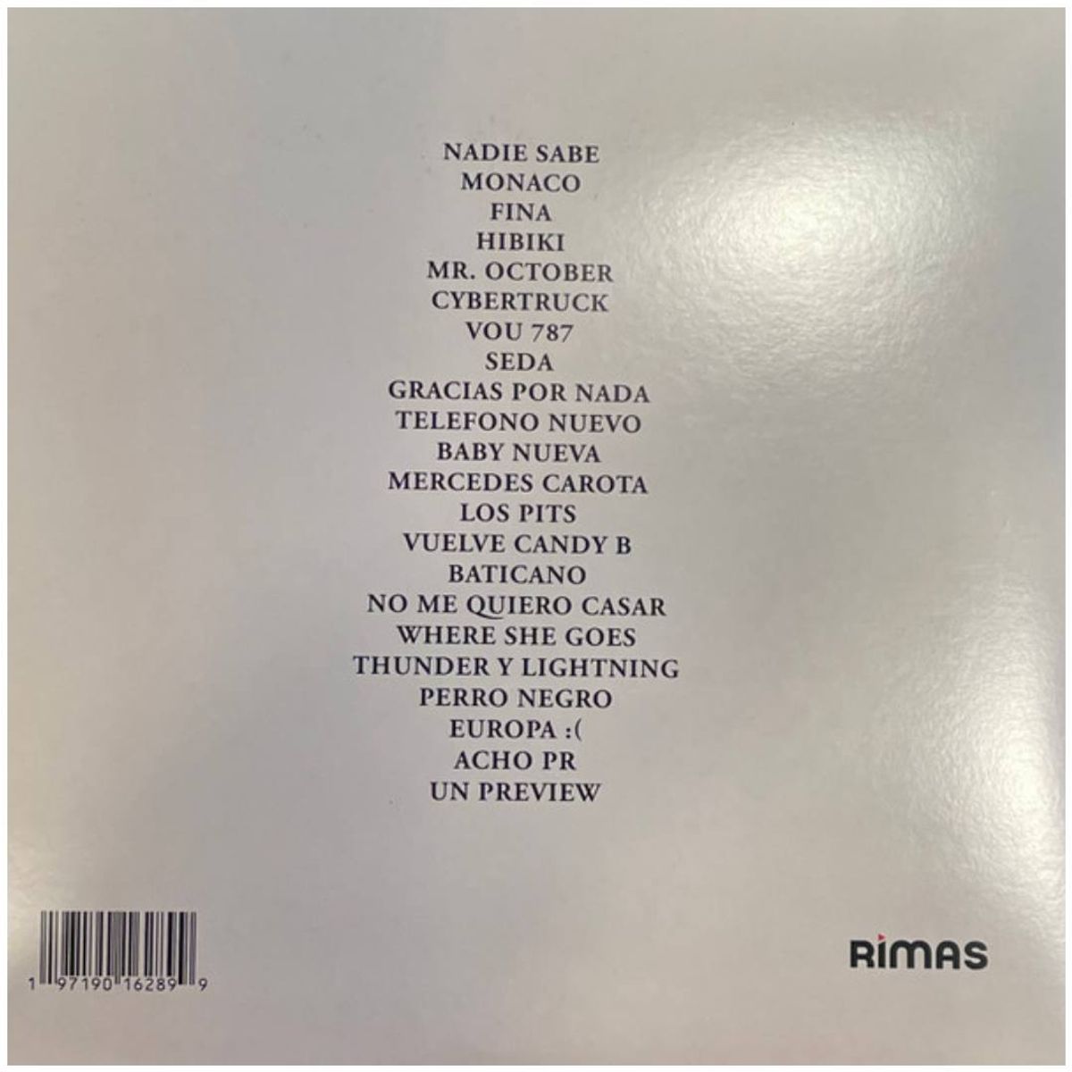 HITWAY MUSIC - BAD BUNNY - NADIE SABE LO QUE VA A PASAR MANANA 2LP - VINILO ABIERTO