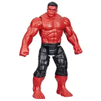 Figura de Acción Titan Hero Series Capitán América Brave New World Hulk Rojo