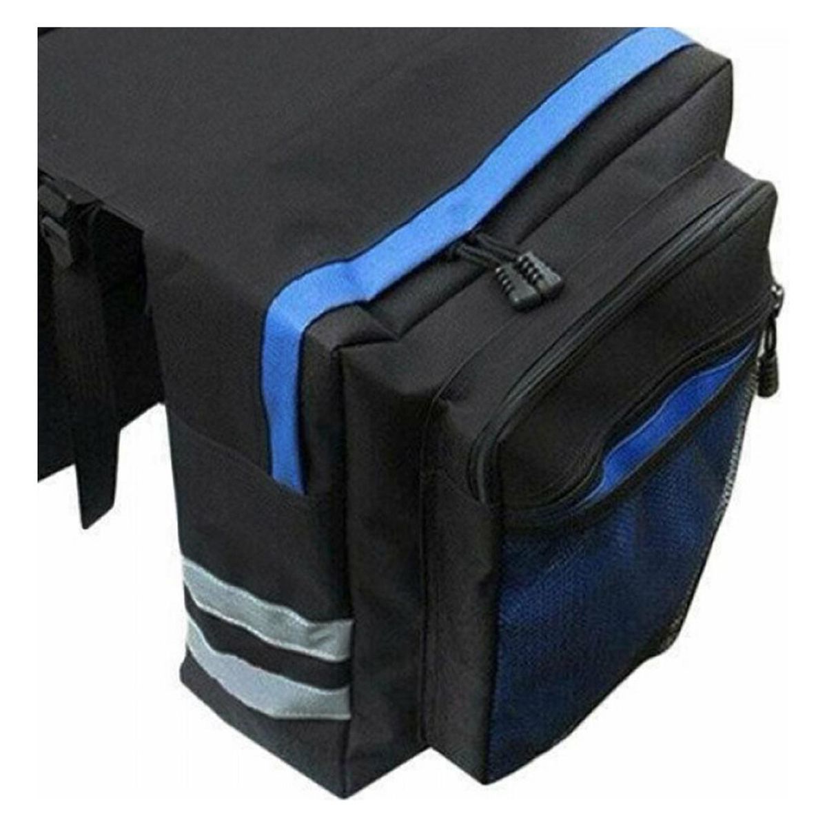 IMPORTCLICK - Bolso Bicicleta Organizador Tela 70x30x12 CM Azul - Azul
