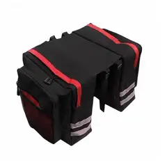 IMPORTCLICK - Bolso Bicicleta Organizador Tela 70x30x12 CM Rojo - Rojo