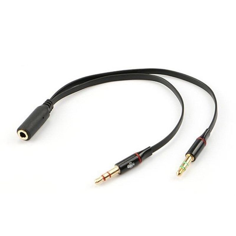GENERICO - Adaptador de 3.5mm para Auriculares con Micrófono x20