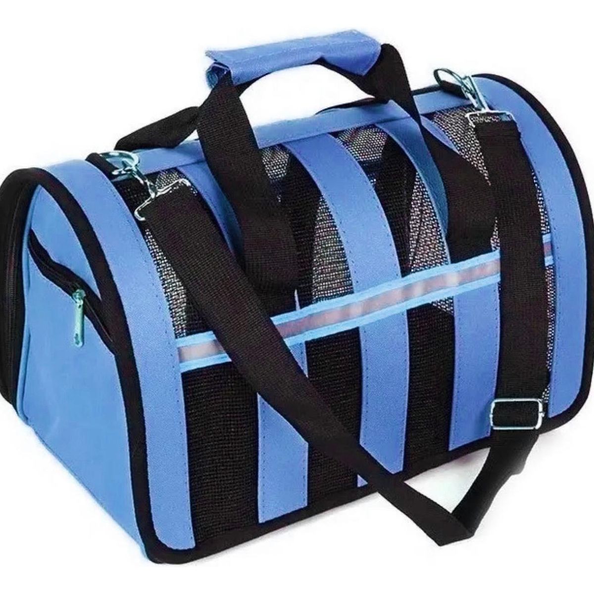 IMPORTCLICK - Bolso Transporte Mascotas Azul 34x24x23 CM - Azul Marino