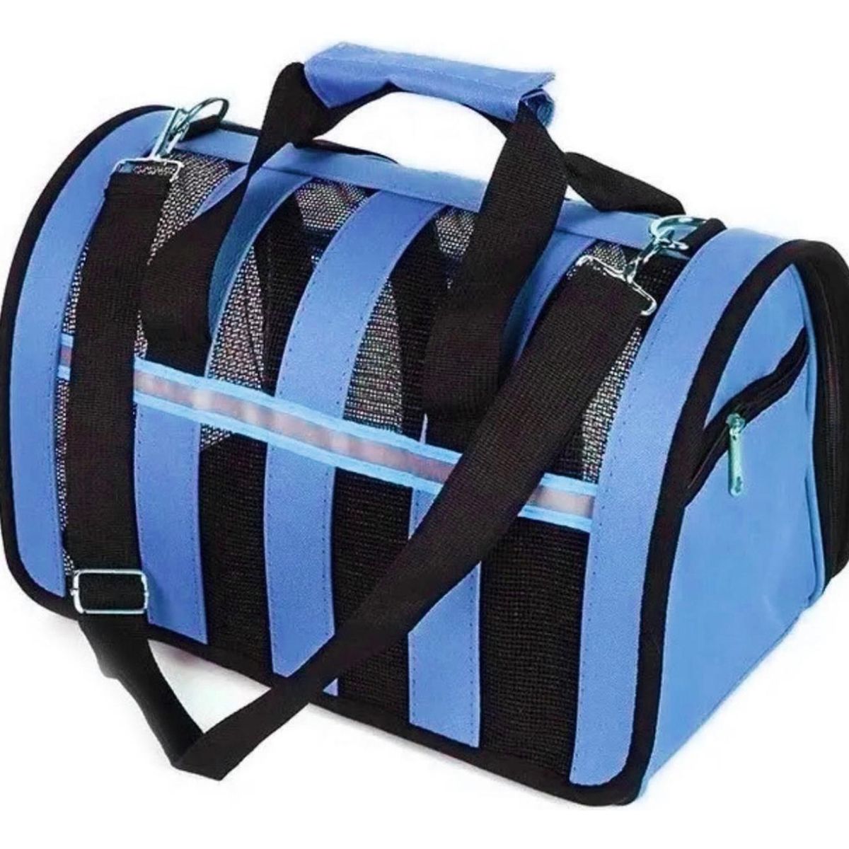 IMPORTCLICK - Bolso Transporte Mascotas Azul 34x24x23 CM - Azul Marino