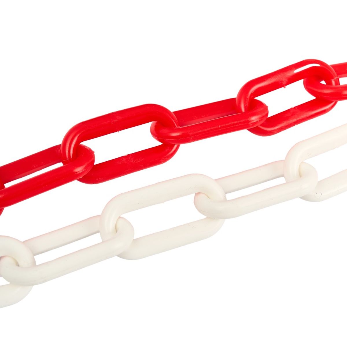 VORTEX - Cadena Plastica Rojo-blanca 25 Mts - Rollo