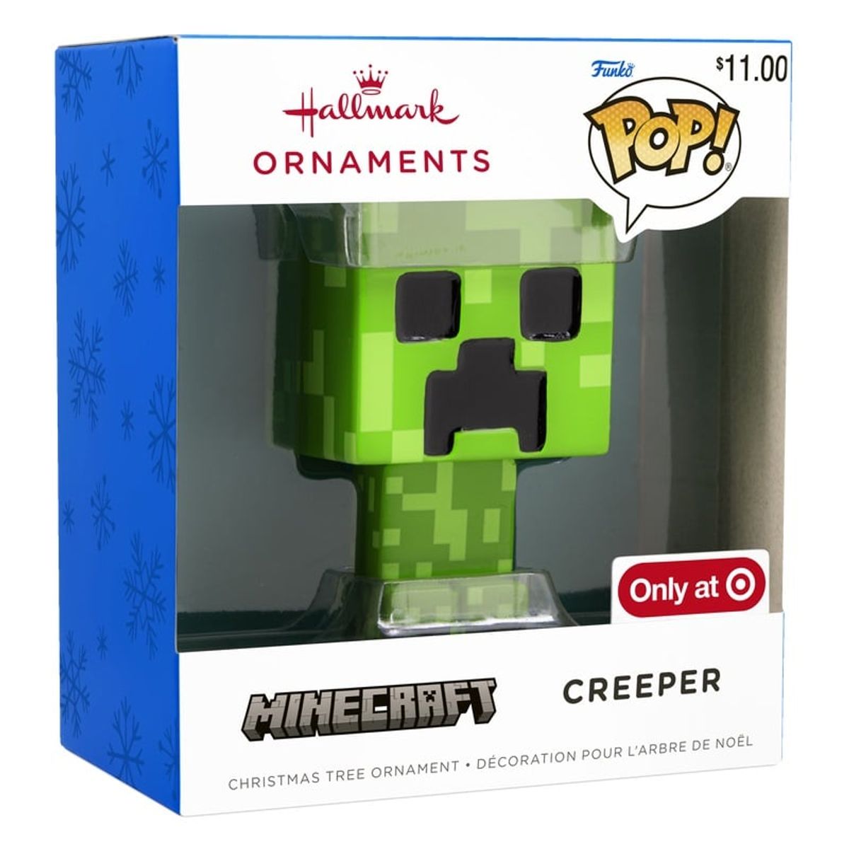 FUNKO - Funko Pop Minecraft Creeper Adorno de Navidad
