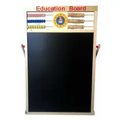 GENERICO - Pizarra Montessori Doble Infantil con Materiales de Madera