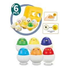 GENERICO - Huevos Didácticos de Aprendizaje con Sonido Montessori