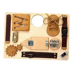 GENERICO - Tablero Sensorial Montessori para Desarrollar Habilidades