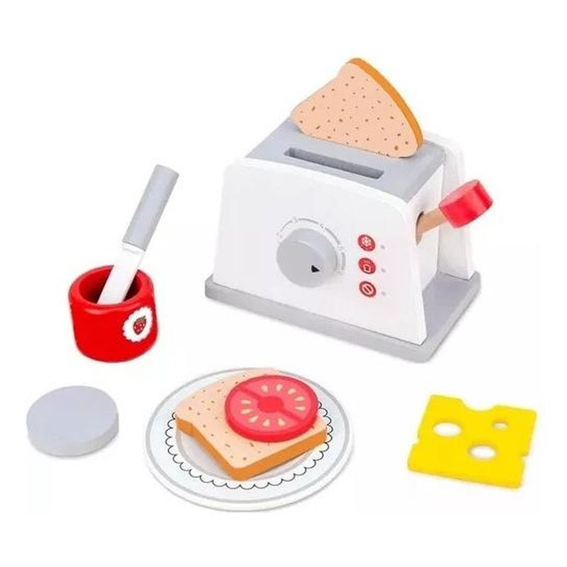 GENERICO - Tostador de Madera Educativo para Juegos y Aprendizaje Infantil