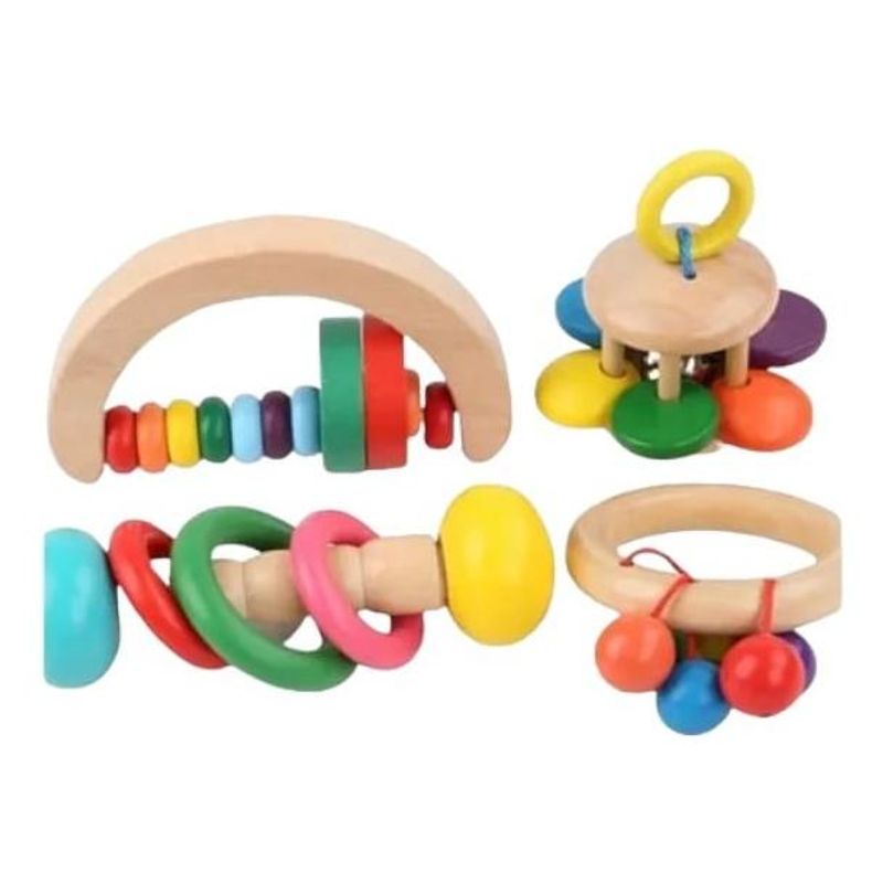GENERICO - Juguetes Sensoriales de Madera para Bebés Montessori