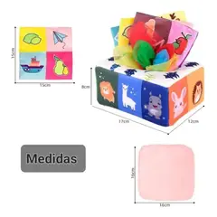 GENERICO - Caja Montessori de Pañuelos para Desarrollo Infantil