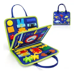 GENERICO - Tablero Educativo Sensorial Montessori para Niños de 1 a 4 Años