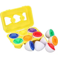 GENERICO - Huevos Montessori de Colores para Desarrollo Infantil Lúdico