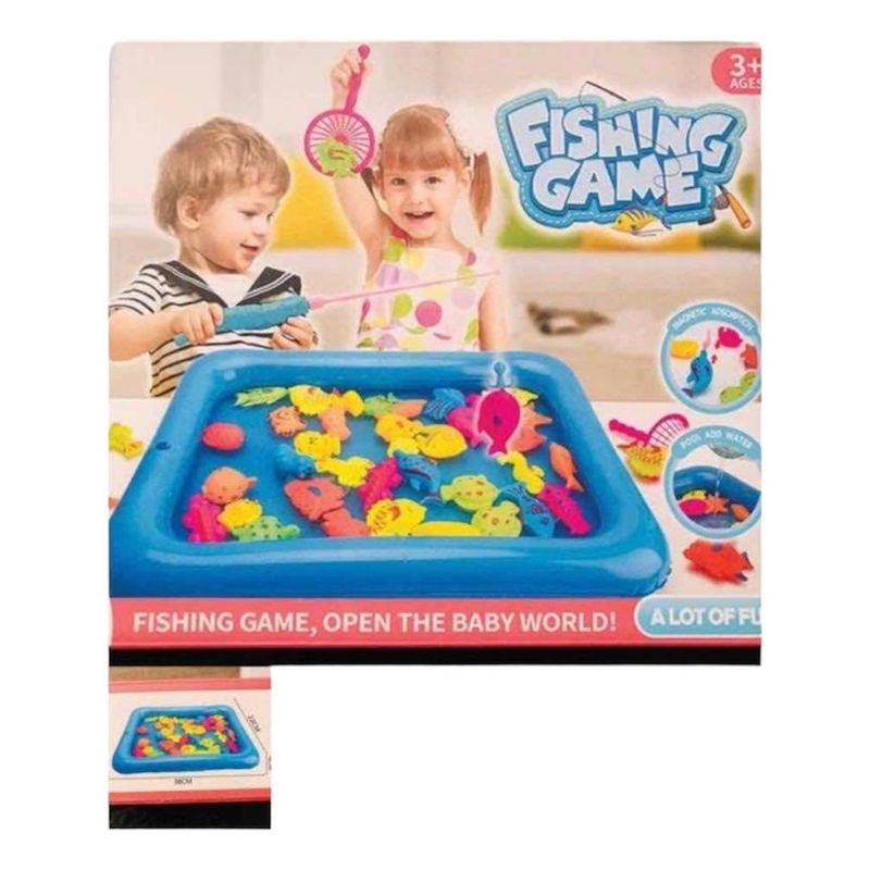 GENERICO - Divertido Juego Inflable de Pesca para la Piscina Niños