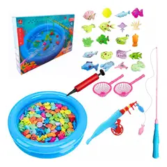 GENERICO - Divertido Juego de Pesca Magnética para Pequeños Aventureros
