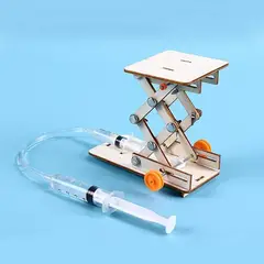 GENERICO - Juego Educativo Armable de Plataforma Hidráulica de Madera