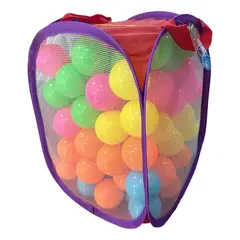 GENERICO - Bolsa Plateada para Pelotas de Piscina (100 Unidades)