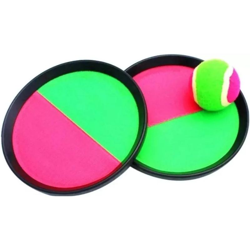GENERICO - Set de Palas y Pelota de Velcro para Diversión al Aire Libre