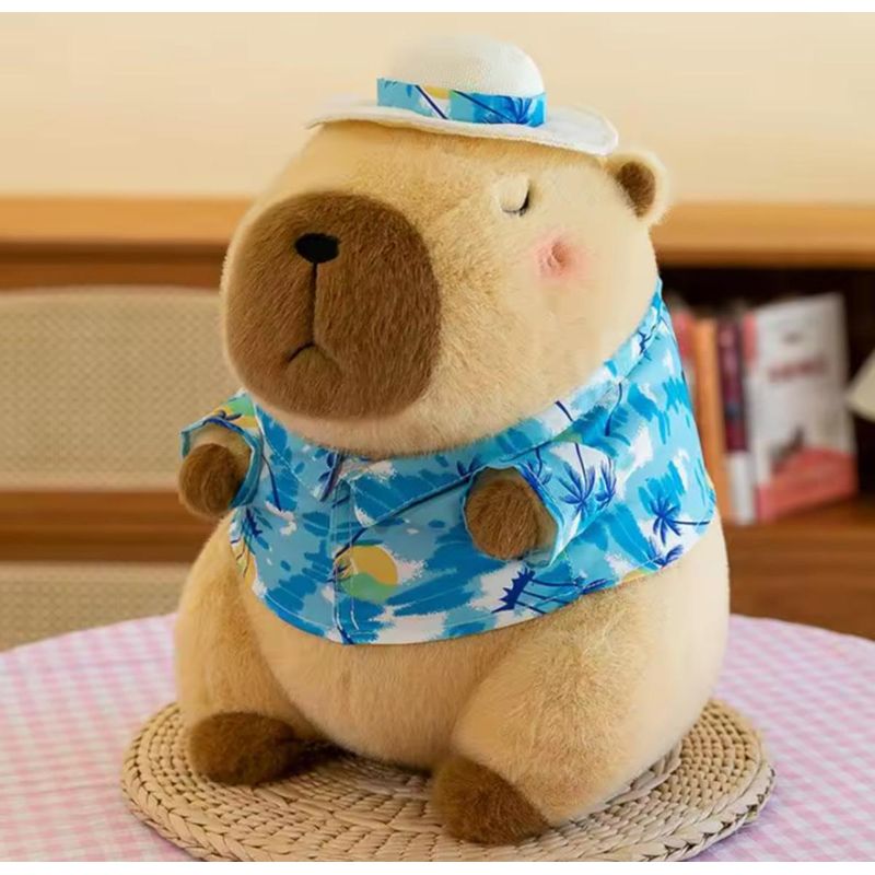 GENERICO - Muñeco de Capibara Playero 21cm para Niños 3 años+