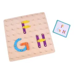 GENERICO - Rompecabezas de Madera Montessori para Aprender Jugando