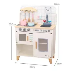 GENERICO - Cocina de Madera Interactiva con Sonidos y Accesorios