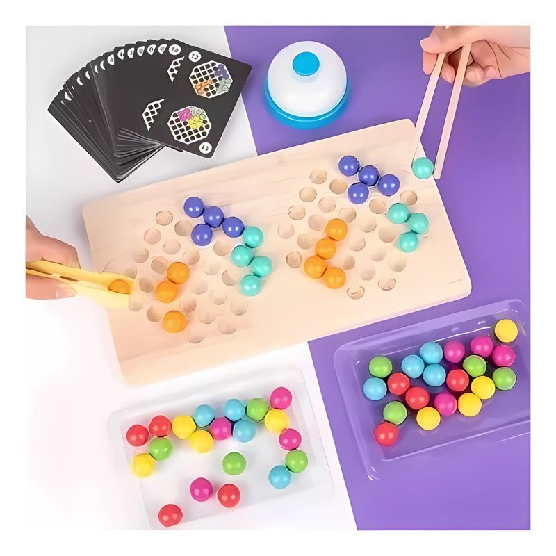GENERICO - Desafío de Bolitas: Juego Montessori para Competir y Aprender