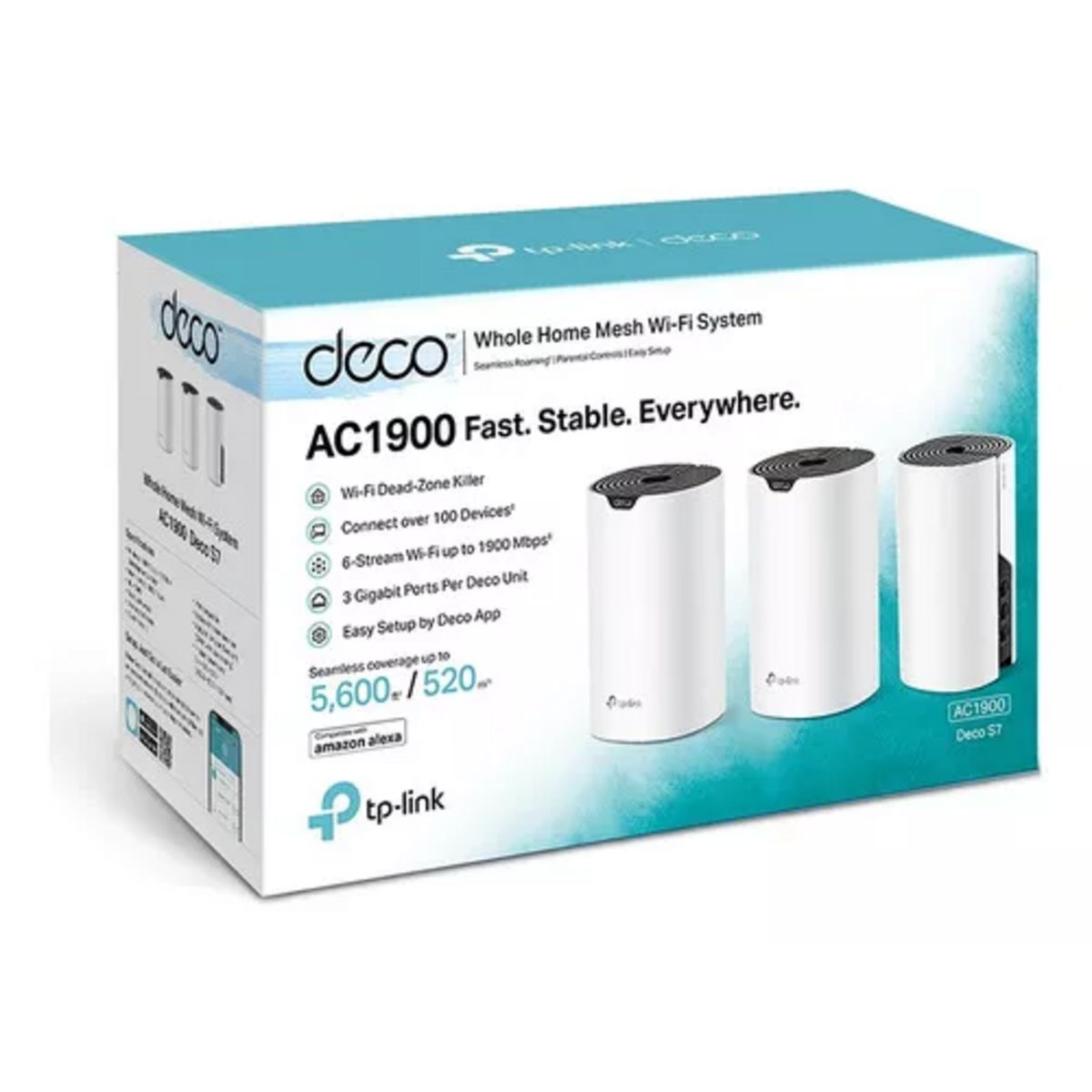 TP LINK - Sistema Tp-Link Mesh Deco S7 AC1900 3 pack