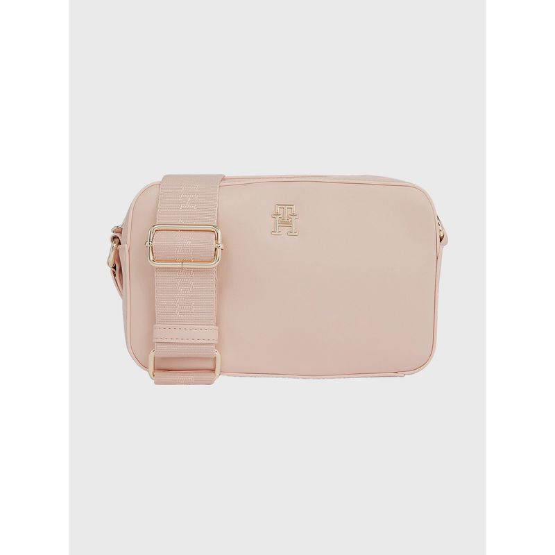 TOMMY HILFIGER - Bandolera Con Logo Metalizado
