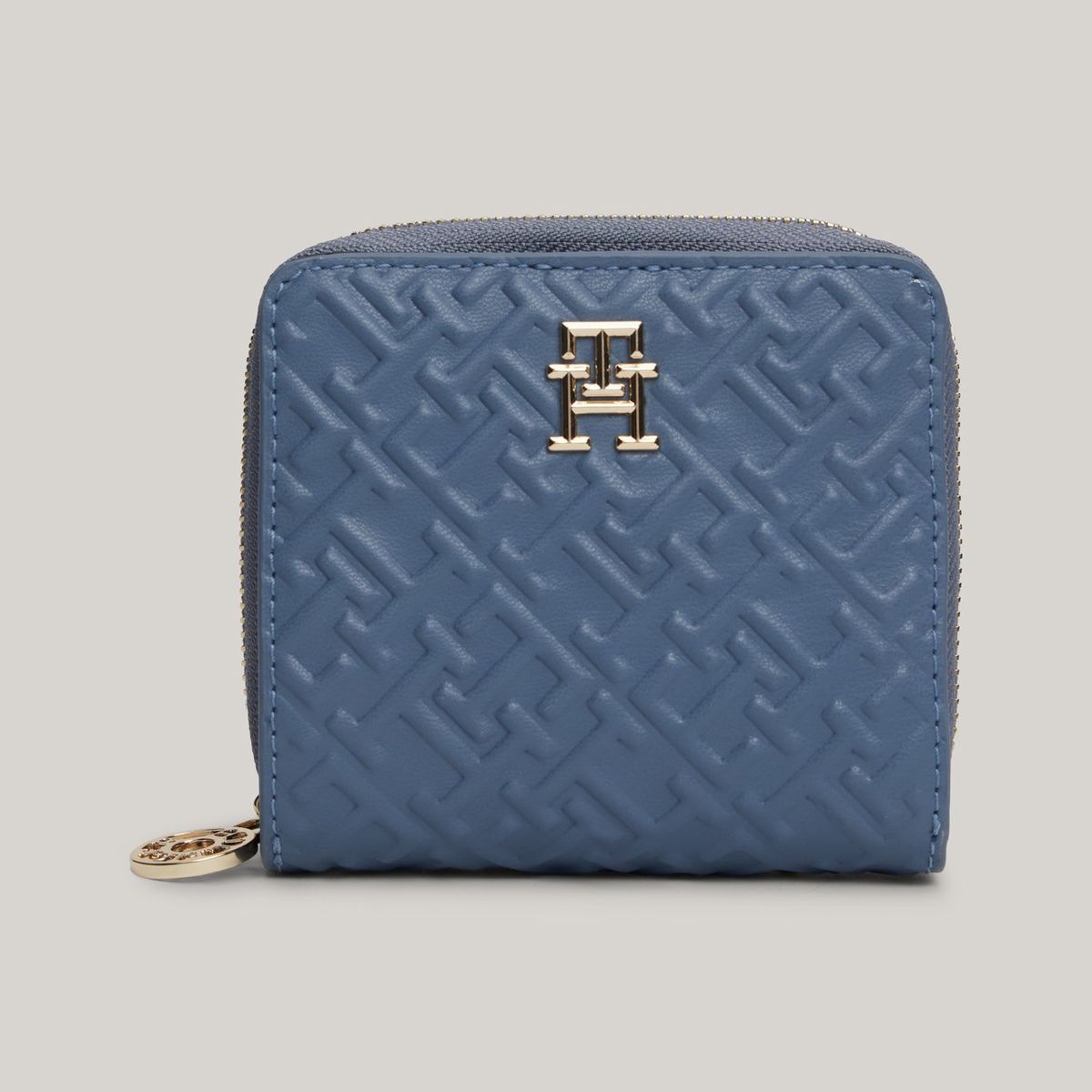 TOMMY HILFIGER - Billetera Con Monograma En Relieve
