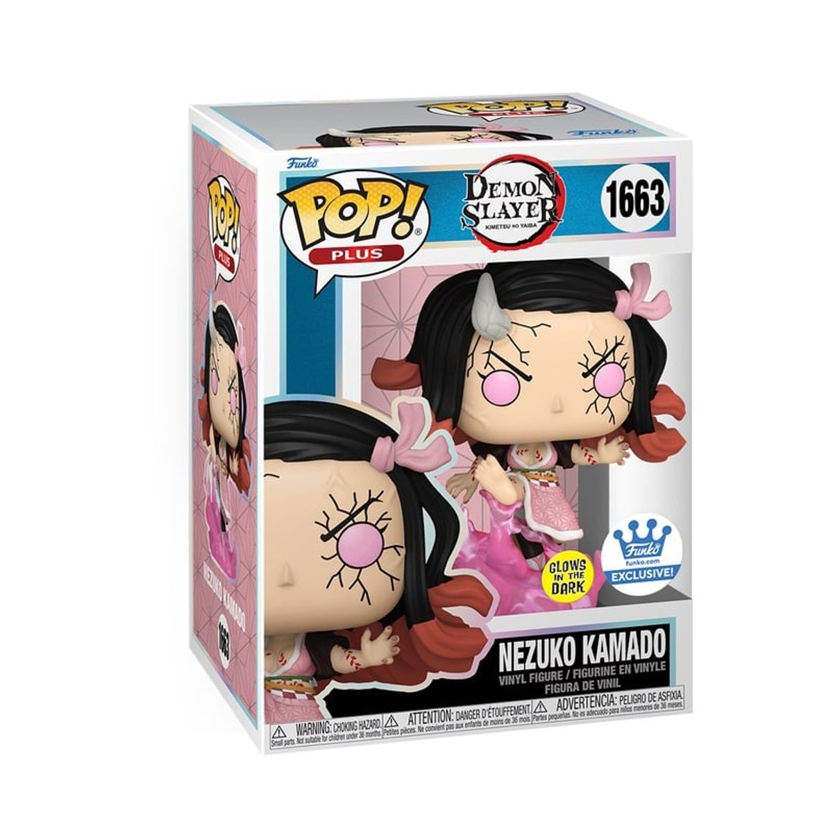 FUNKO - Funko Pop Demon Slayer Nezuko Kamado Glow 1663 Exclusivo