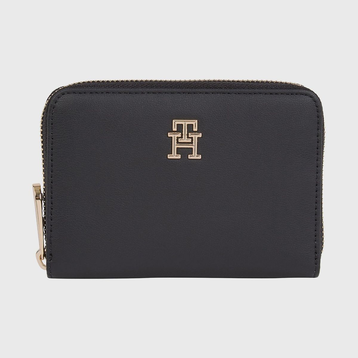 TOMMY HILFIGER - Billetera Pequeña Con Logo Fit Negro Tommy Hilfiger