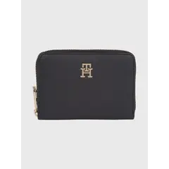 TOMMY HILFIGER - Billetera Pequeña Con Logo Fit Negro
