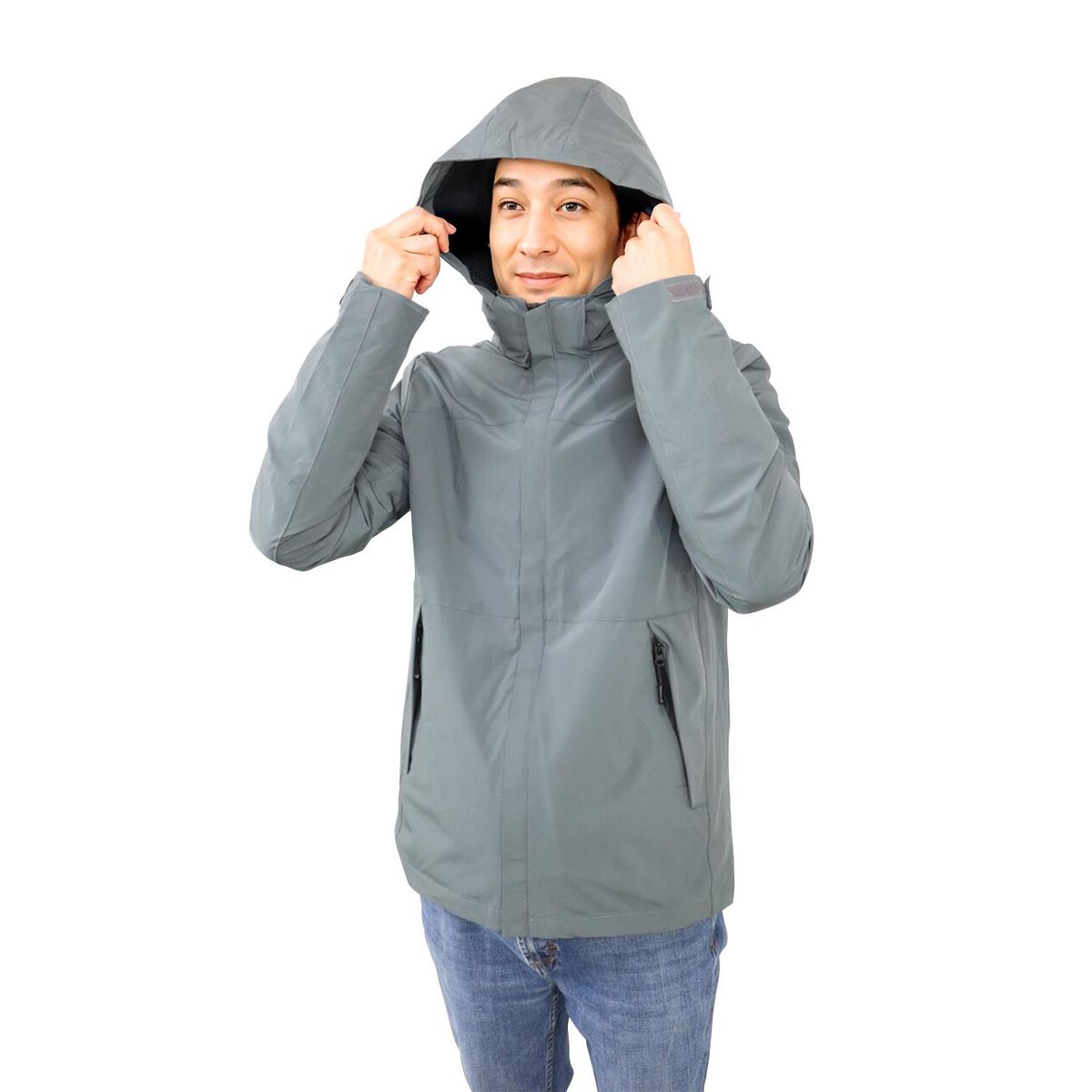 OKAERI - Chaqueta Cortaviento Impermeable Outdoor Hombre