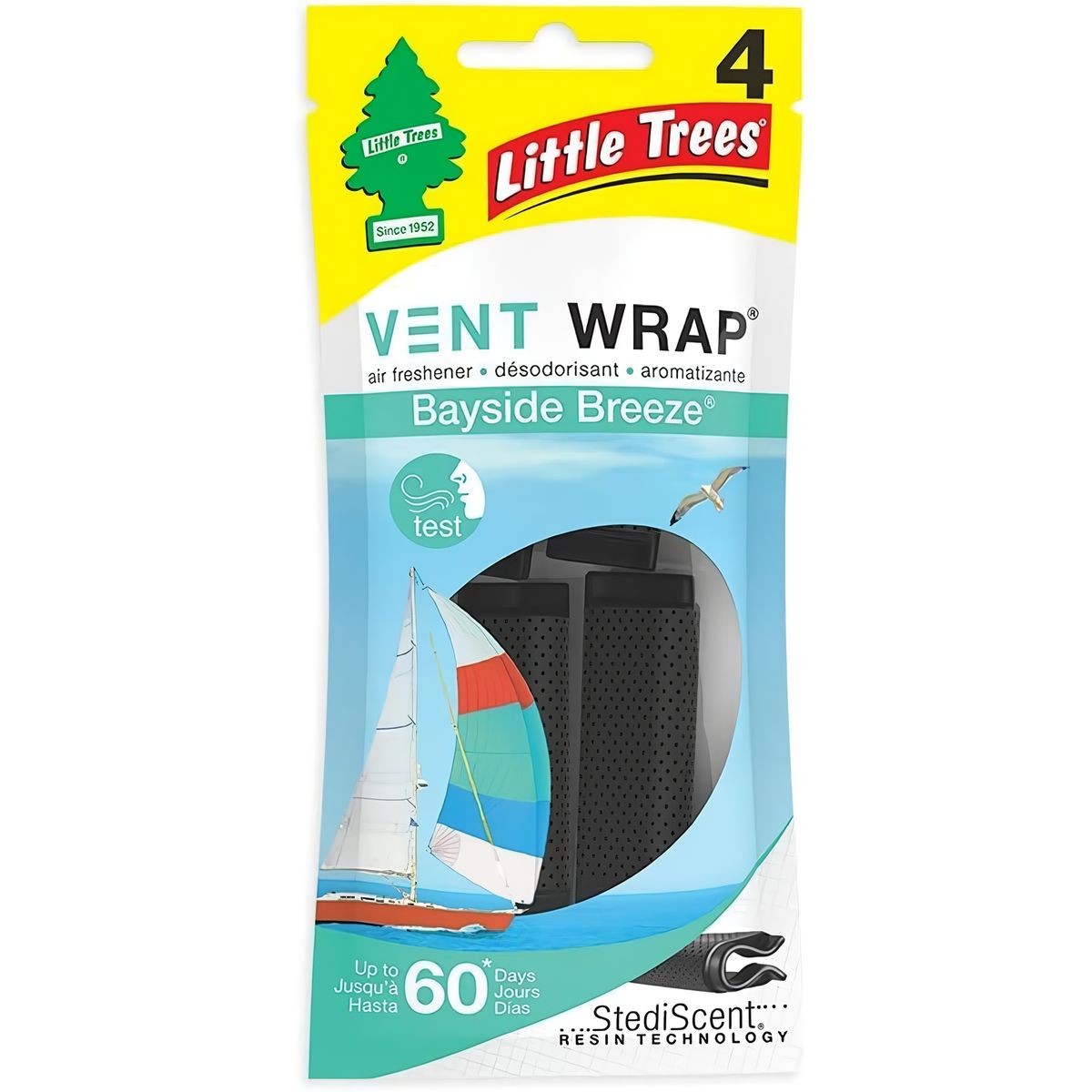 GENERICO - Aromatizante Ventilación Brisa Costera Vent Wrap Littletrees