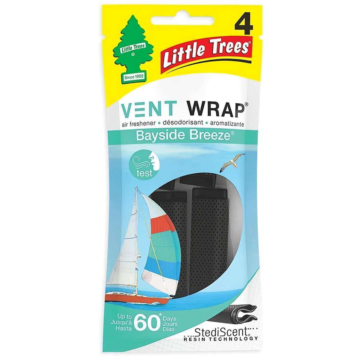 GENERICO - Aromatizante Ventilación Brisa Costera Vent Wrap Littletrees