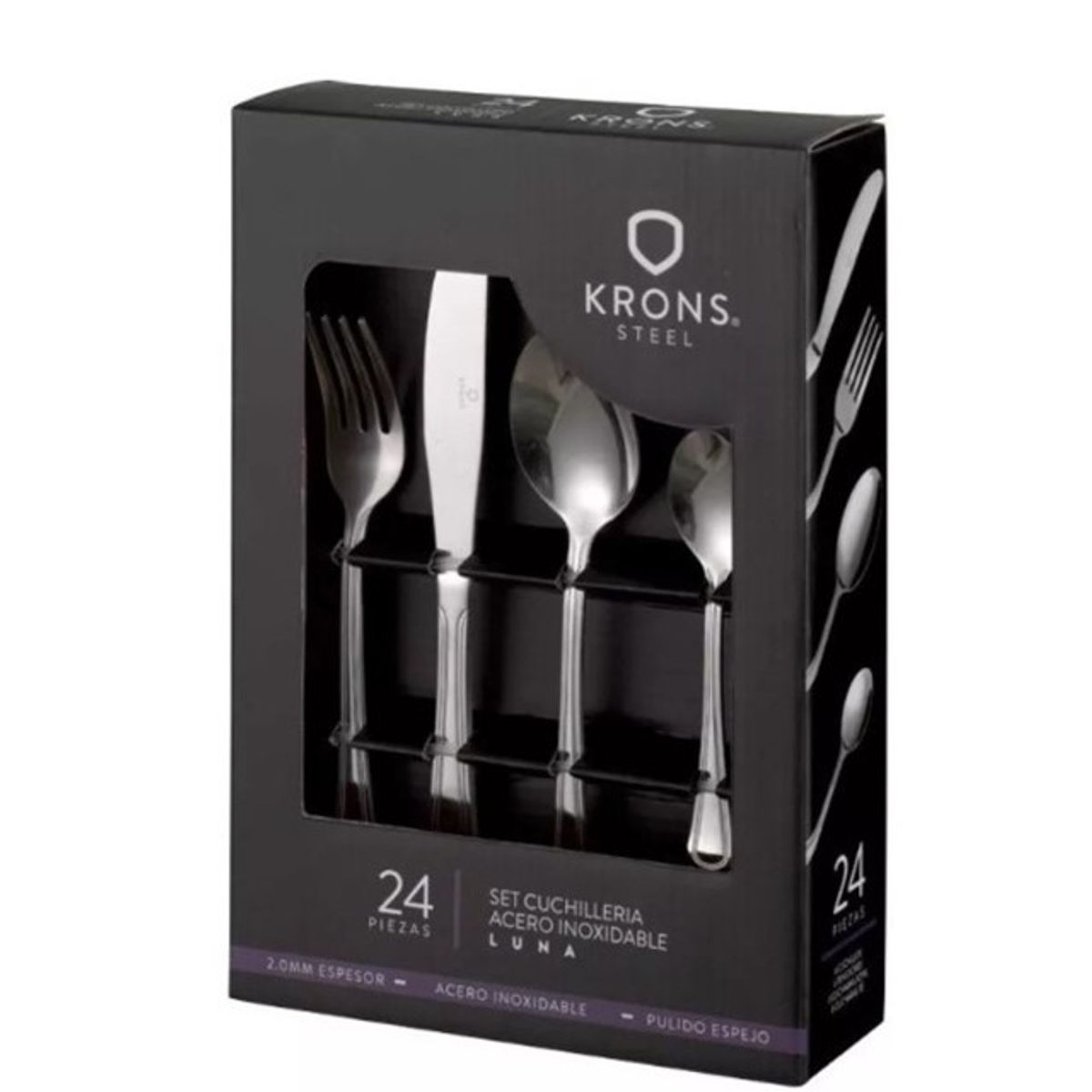 KRONS - JUEGO DE CUCHILLERIA 24 PIEZAS LUNA KRONS