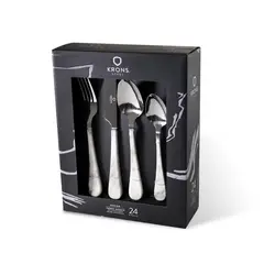 KRONS - Set cuchillería Marble 24 piezas